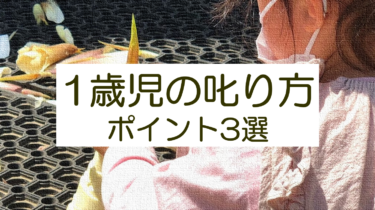 1歳児の”叱り方”でお悩みの方必見！保育士目線で紹介します！