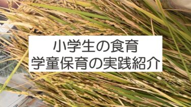 小学生の食育【学童保育】の実践紹介！
